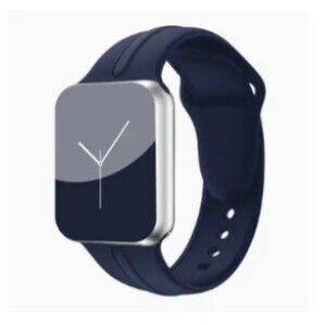 Navy Blue Silicone Band for Apple Smartwatch 42mm/44mm/45mm/49mm new‎